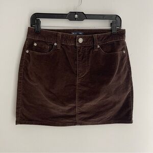 GAP Dark Brown Mini Skirt